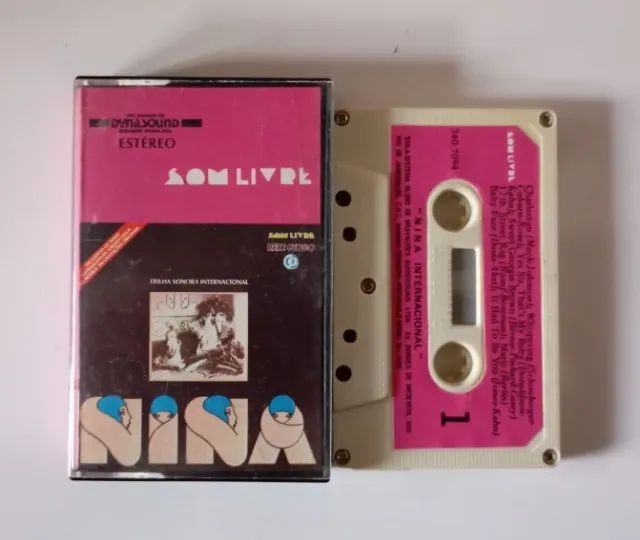 Fita Cassete K7 Novela Nina Internacional