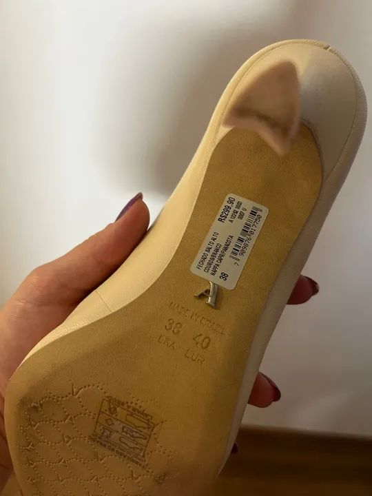 Salto alto bege Arezzo - Foto 5