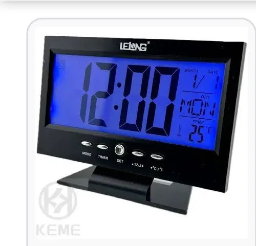 Relógio Digital com Temperatura e Data