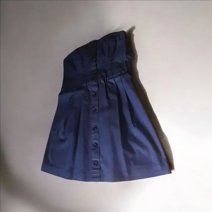 Vestido brim vintage 