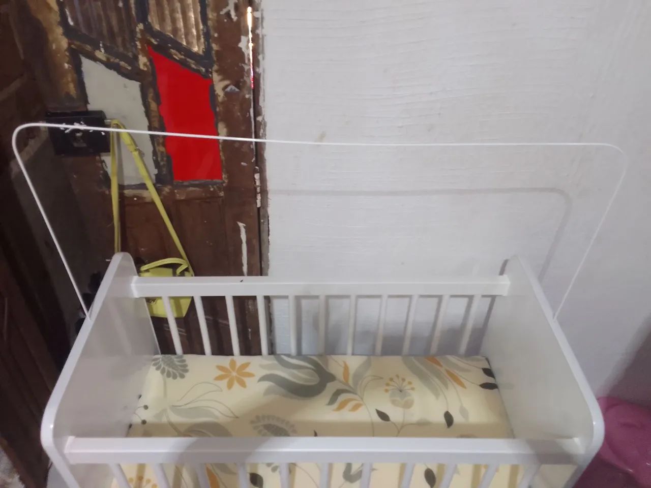 Mini Berço de Bebê Branco