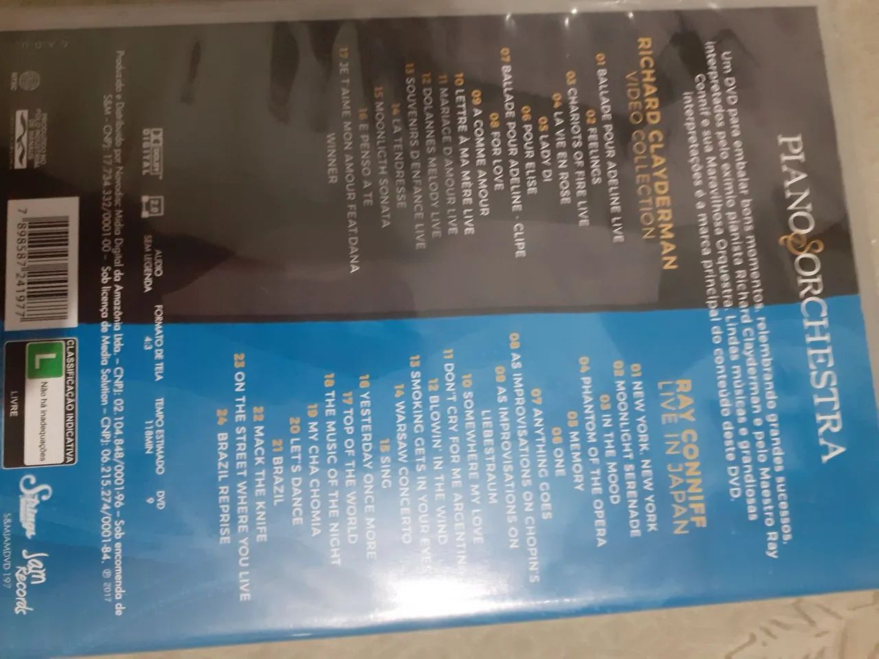 DVD Piano & Orchestra - Richard Clayderman e Ray Conniff - Foto 2