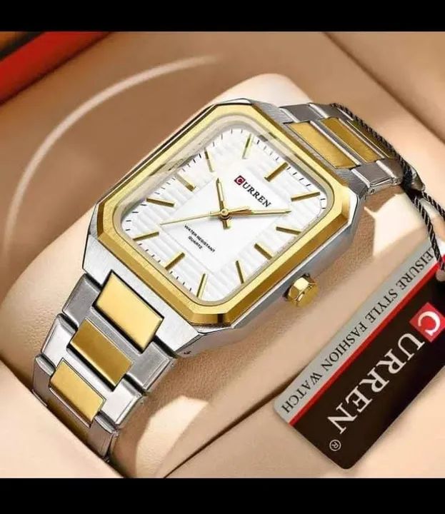 Relógio Masculino Curren Cronógrafo Dourado - Foto 3