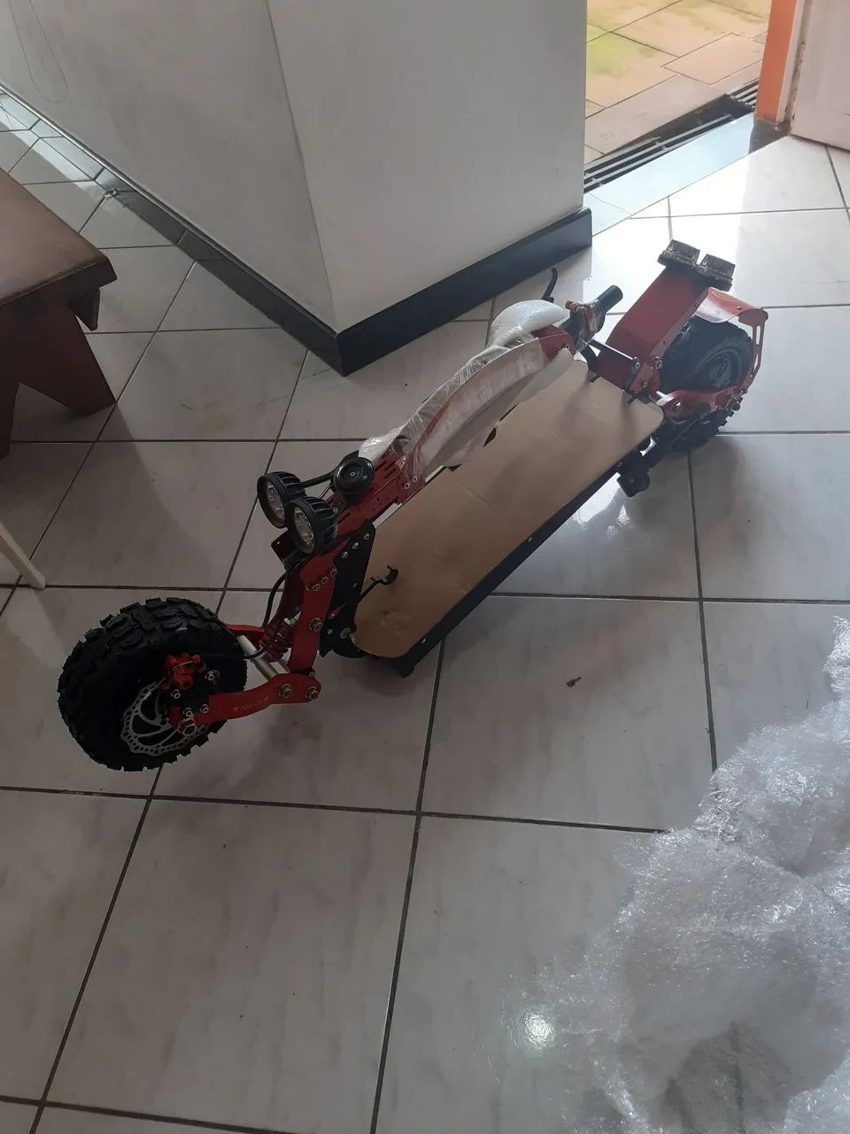 Patinete elétrico s13 2000w foston,70km/h,sobe qualquer subida. - Foto 5