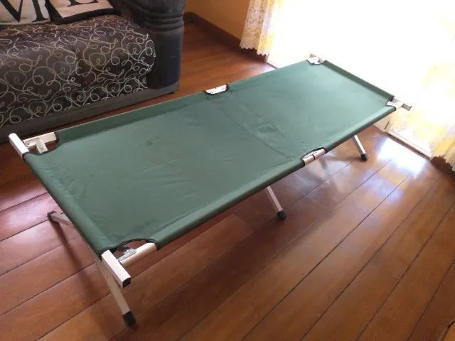 Cama Dobrável Portátil Nautika Jungle Guepardo Até 120Kg Verde - Foto 2