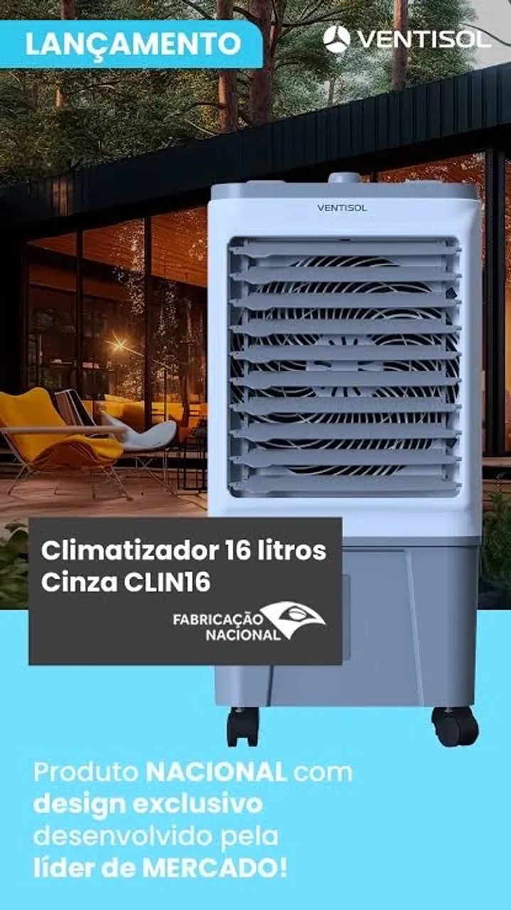 Climatizador 16Litros ventisol - loja IkonMixoffice  - Foto 2