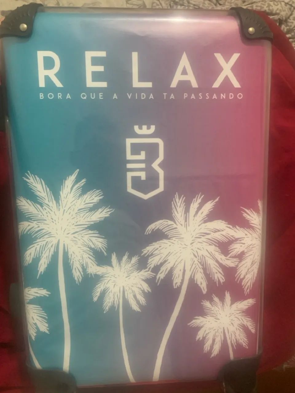 Mala de viagem estampada Relax