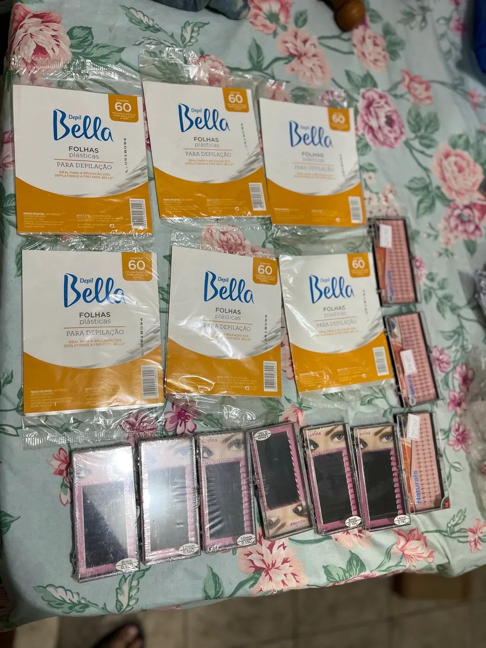Folhas para depilação de plástico 60uni - Foto 2