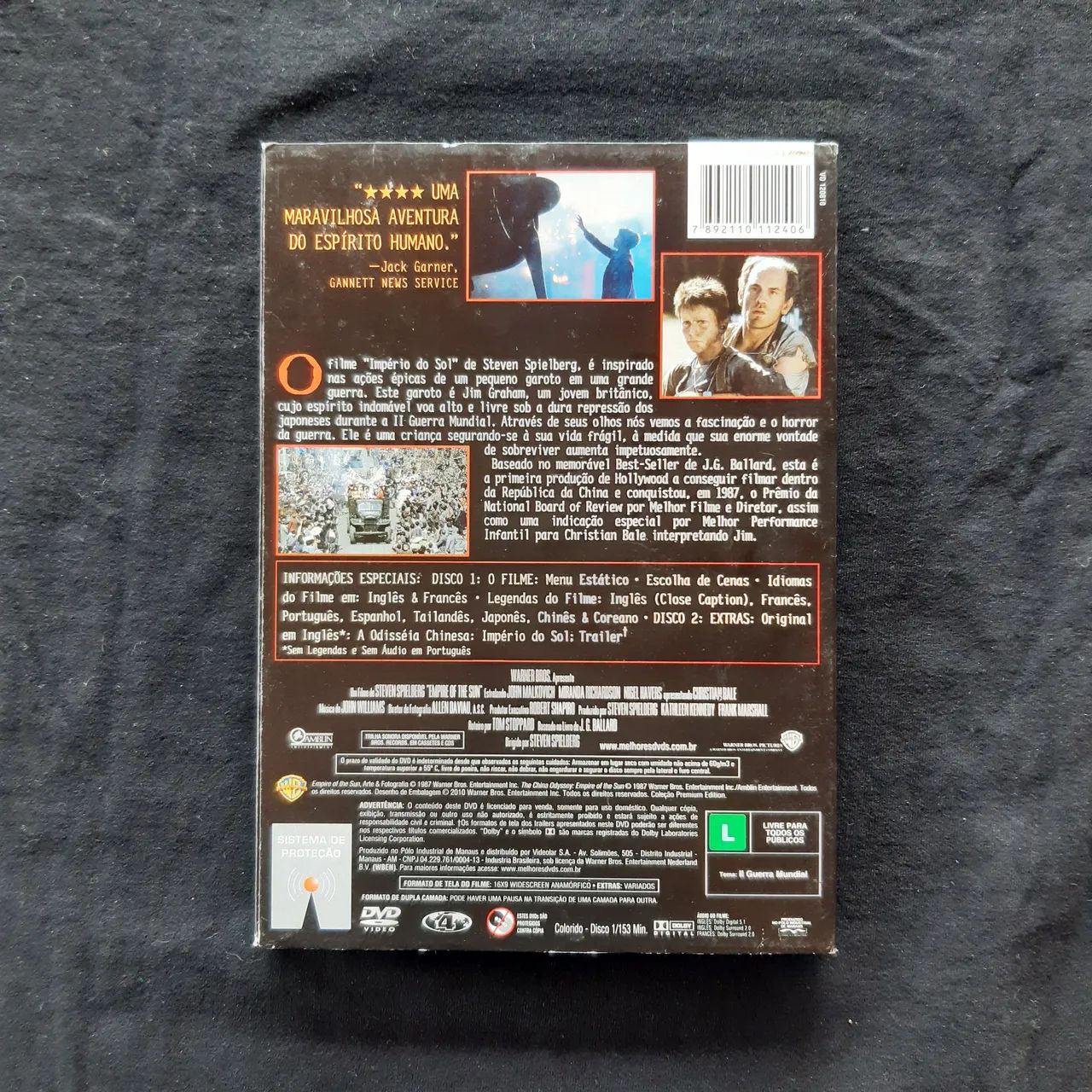 DVD Império do Sol - Premium Edition - 2 Discos - Foto 4