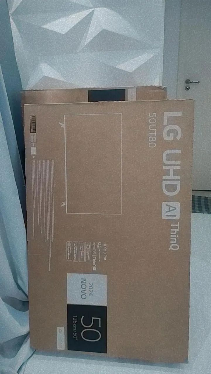 TV LG 50 polegadas 4K UHD AI ThinQ 50UT80