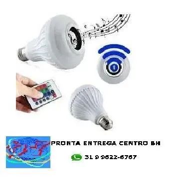 Lâmpada Led Rgb Colorida 6w E 27 Bluetooth Caixa Som 3w - Foto 4