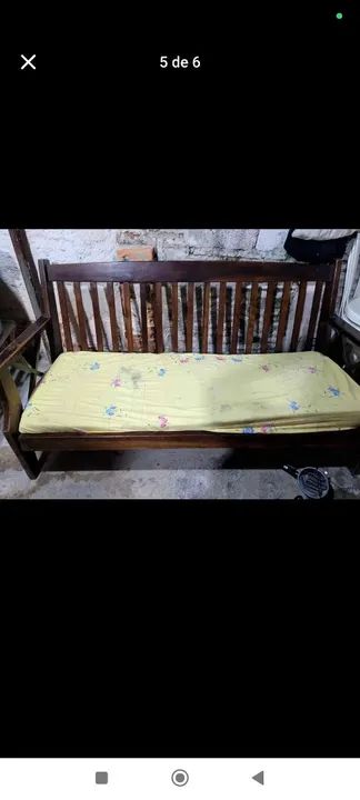 Banco de madeira estilo rústico - Foto 5