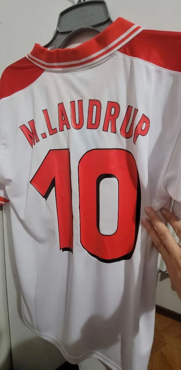 Camisa Dinamarca 1998 M. Laudrup - Número 10