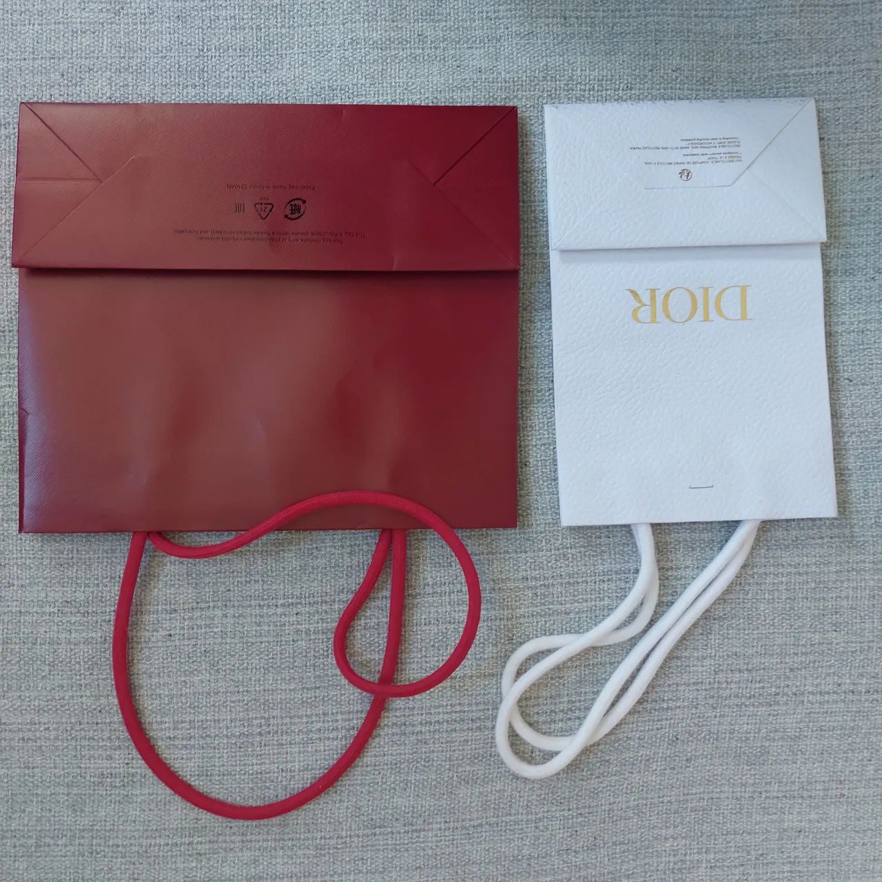 Sacola de papel  Dior e Cartier - Foto 2