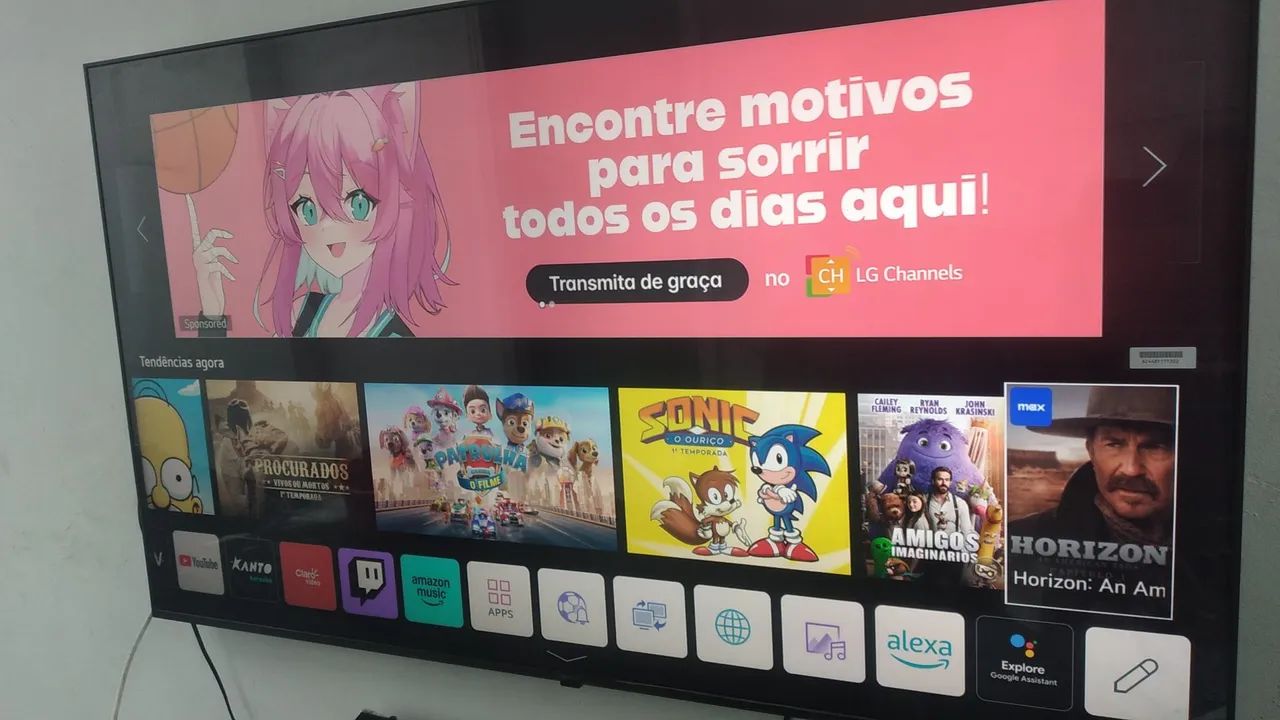 Smart tv LG 50 polegadas 4K comando de voz controle Magic alexa  - Foto 4