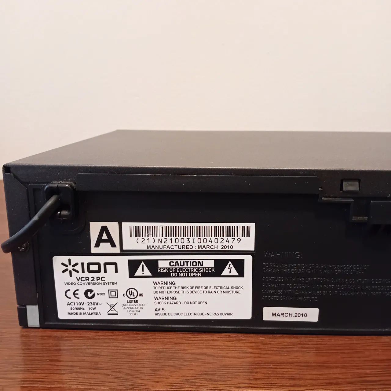 Videocassete Íon VCR 2 PC | USB | Conversor de VHS - Foto 4