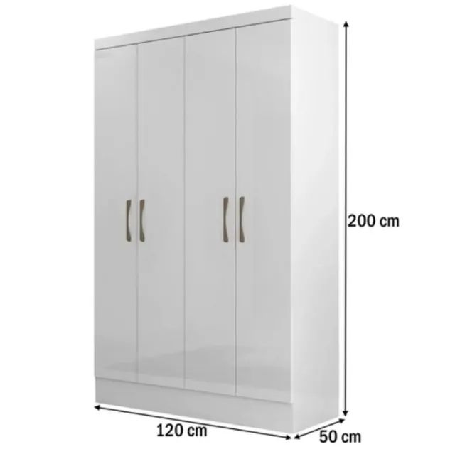 Guarda Roupa 100% MDF com 4 Portas Novo super Lindo - Foto 3