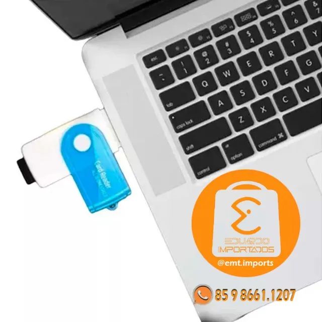 Adaptador Leitor Usb 2.0 para Cartão de Memória All in One - Foto 4