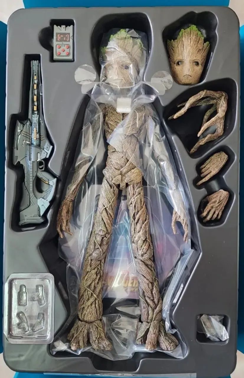 Groot - HOT TOYS Avengers: Infinity War - MARVEL THOR CAPITÃO AMERICA - Foto 5
