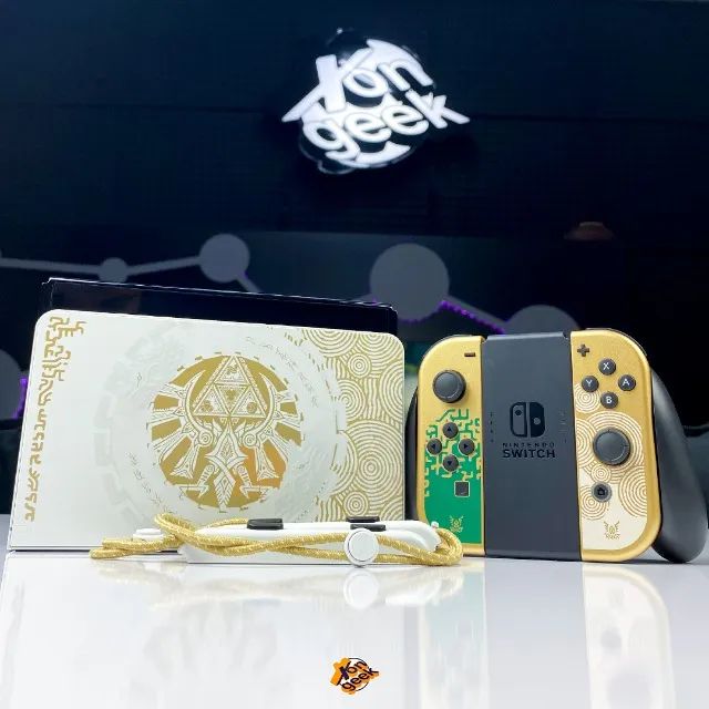 Nintendo Switch OLED Edição Especial Zelda Tears of the Kingdom | Versão Especial Original - Foto 6