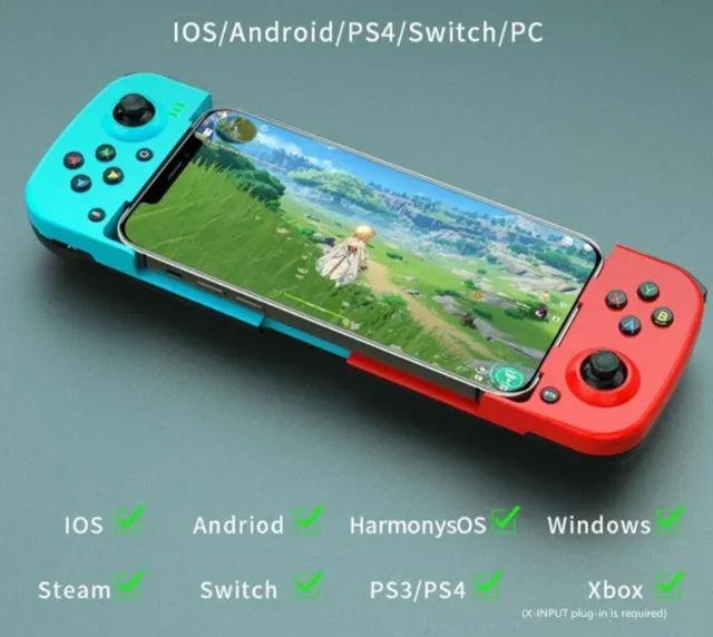 Gamepad celular Bluetooth Ps3/Ps4/PC/Switch/Android/IOS/Xcloud - Foto 2