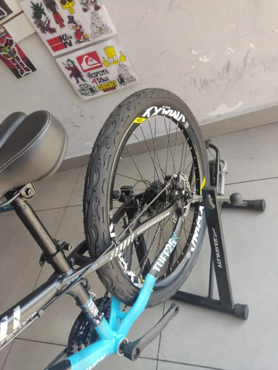 bike viking aro 26 freio a disco e suspensão - Foto 4