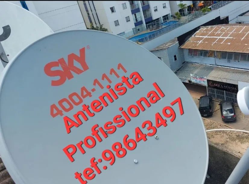 Antena Parabólica SKY - Instalação e Suporte Técnico