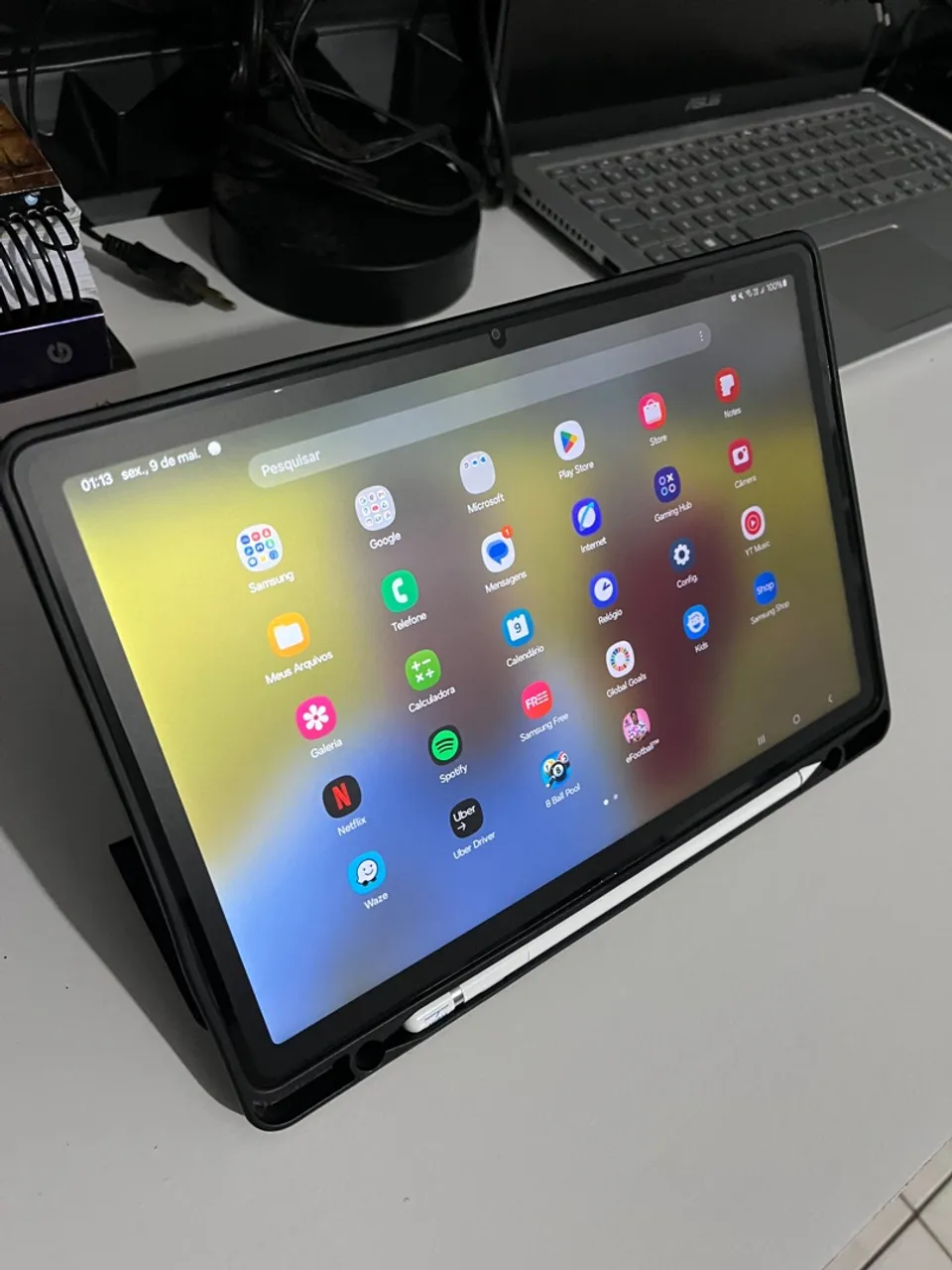 Tablet SAMSUNG a9+ zerado!!!
