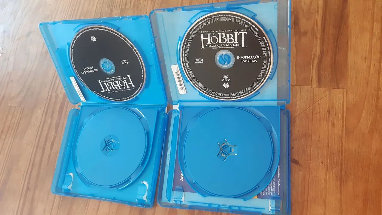 Filme HOBBIT em Blue Ray  Coletannia com 6 filmes. 