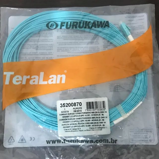 Cordão Óptico Duplex TeraLan Furukawa