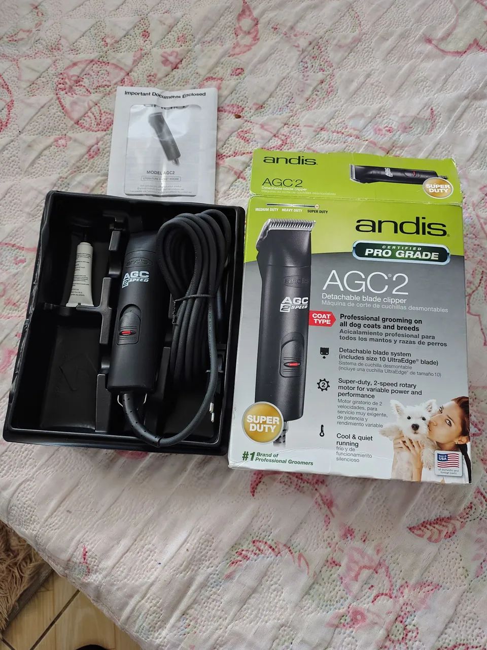 Máquina de tosar Cães e gatos Andis AGC2 1250 - Foto 2