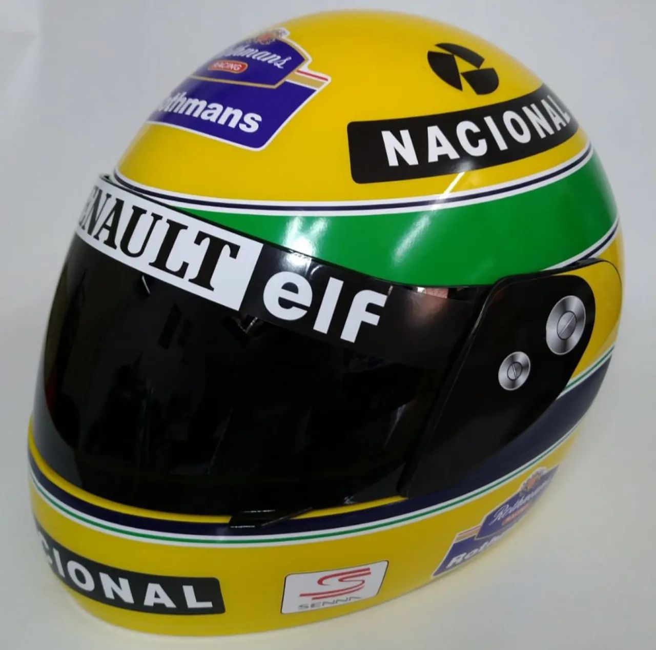 Capacete Ayrton Senna número 58, preço imbatível. - Foto 3