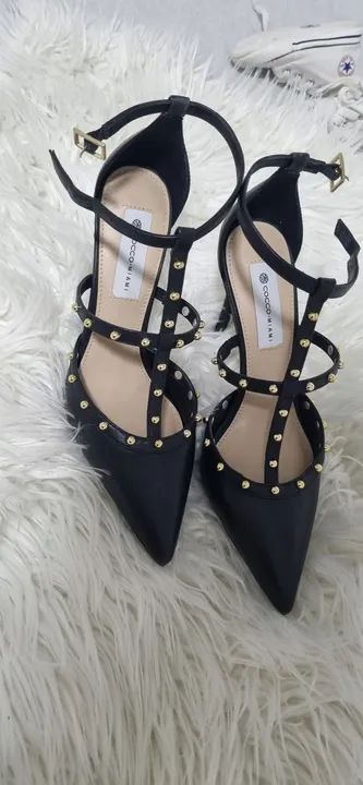 Scarpin preto coco miami  - Foto 2