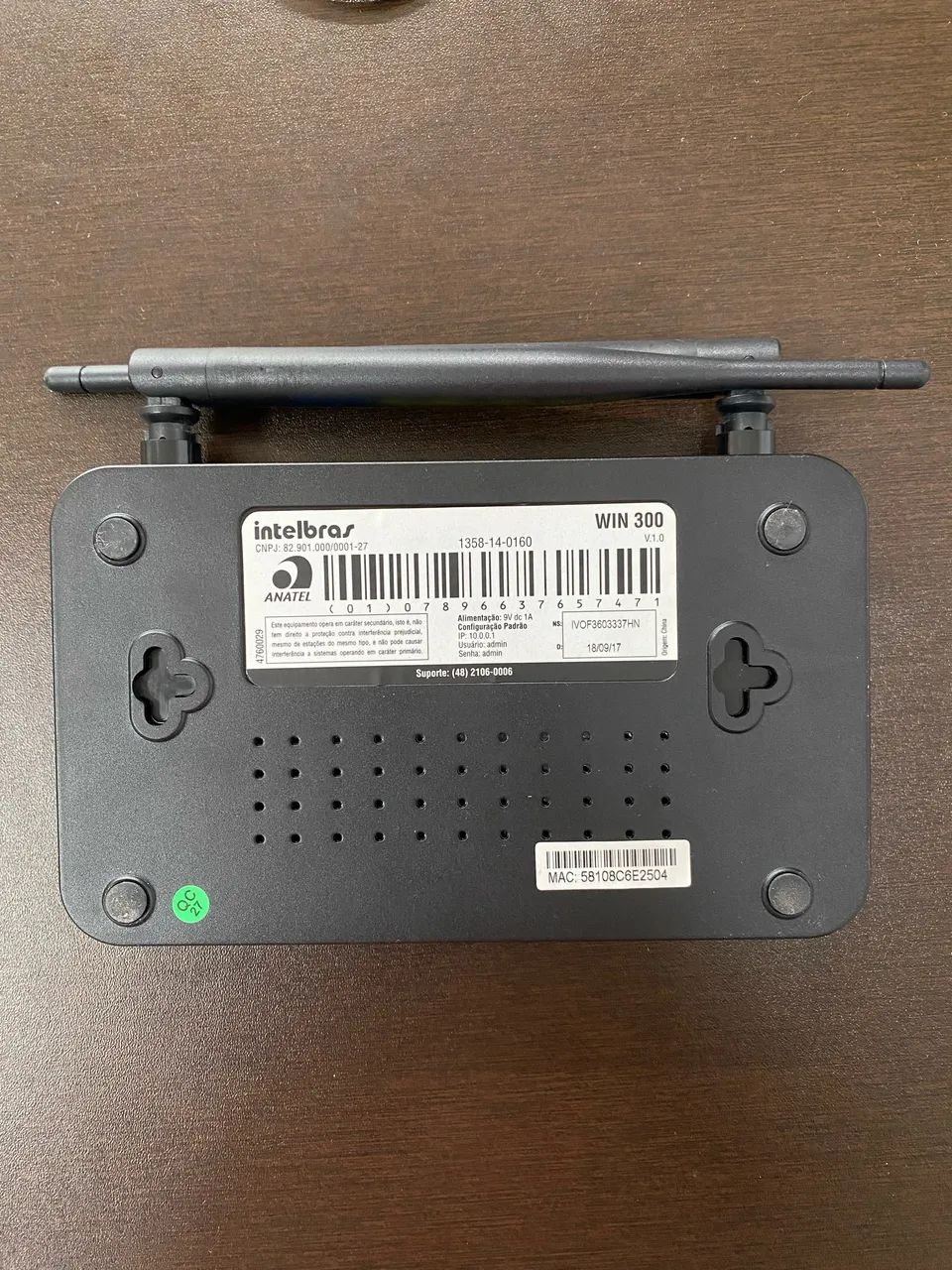 Vendo roteador Intelbras WIN 30063824109181441122