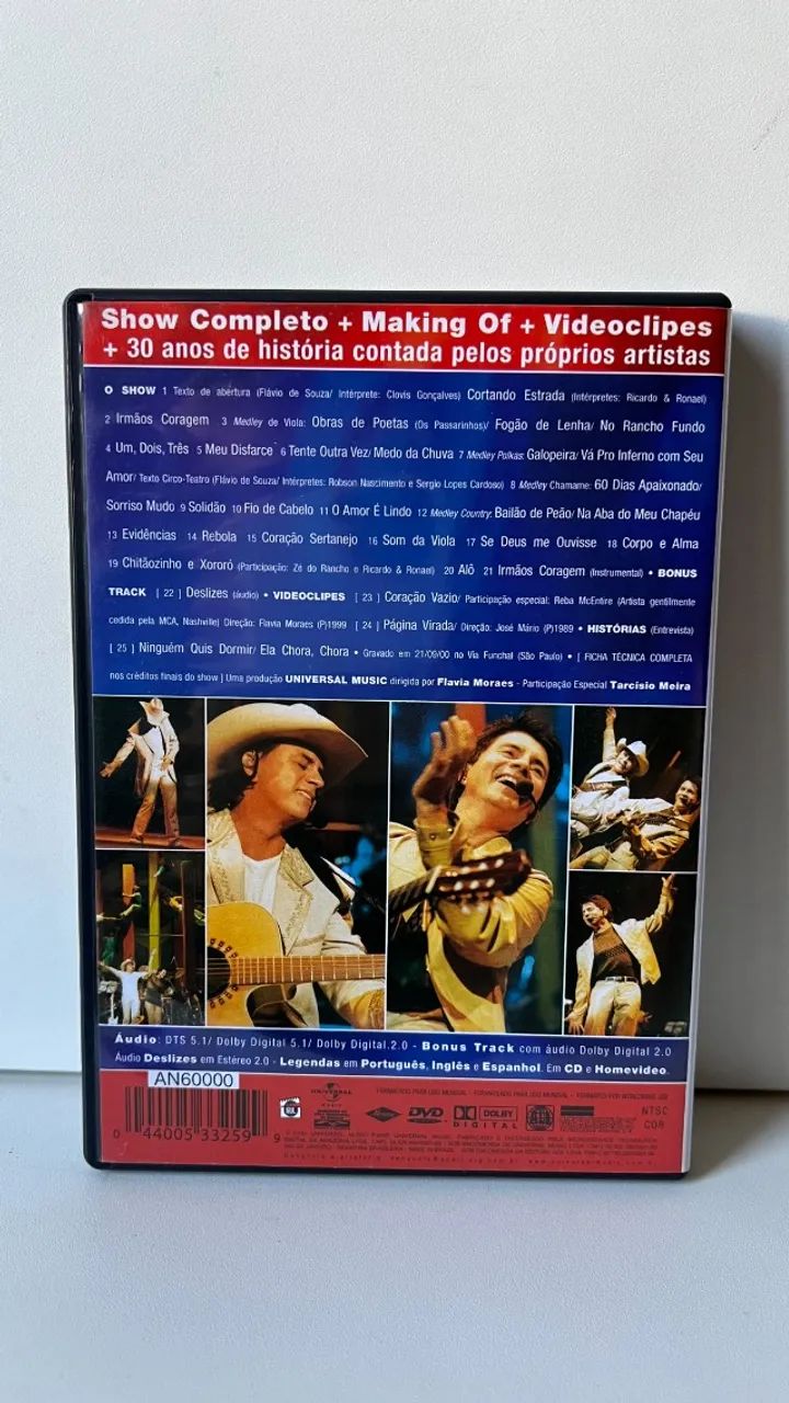 DVD - Chitãozinho & Xororó: 30 Anos De Coragem - Foto 3