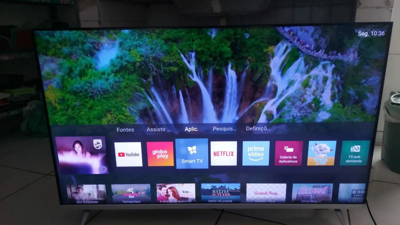 TV 50 polegadas smart Philips 4k - Foto 4