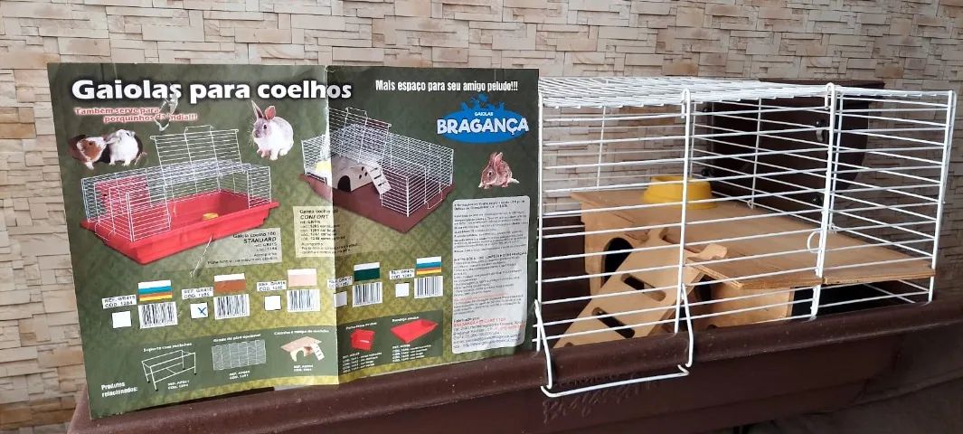 Gaiola para coelho, porquinho da índia e chinchila  - Foto 4