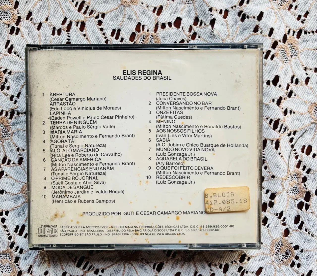 Box Elis Regina Saudades do Brasil com 2 CDS - Foto 2