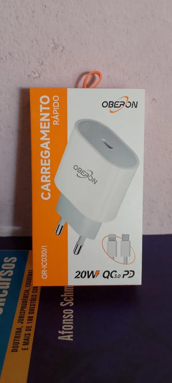 Carregador de iPhone 20W Turbo (Com garantia)