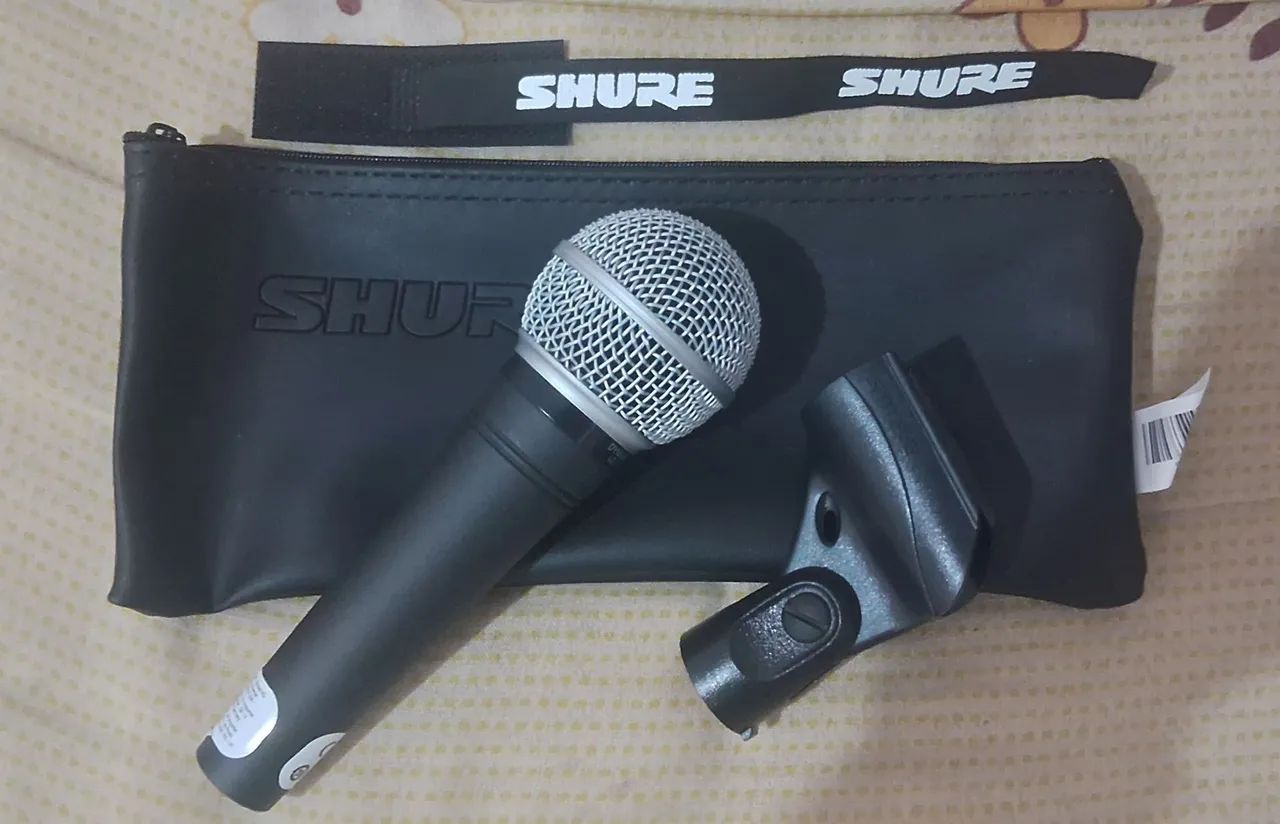 Microfone Shure SM48 Dinâmico 
