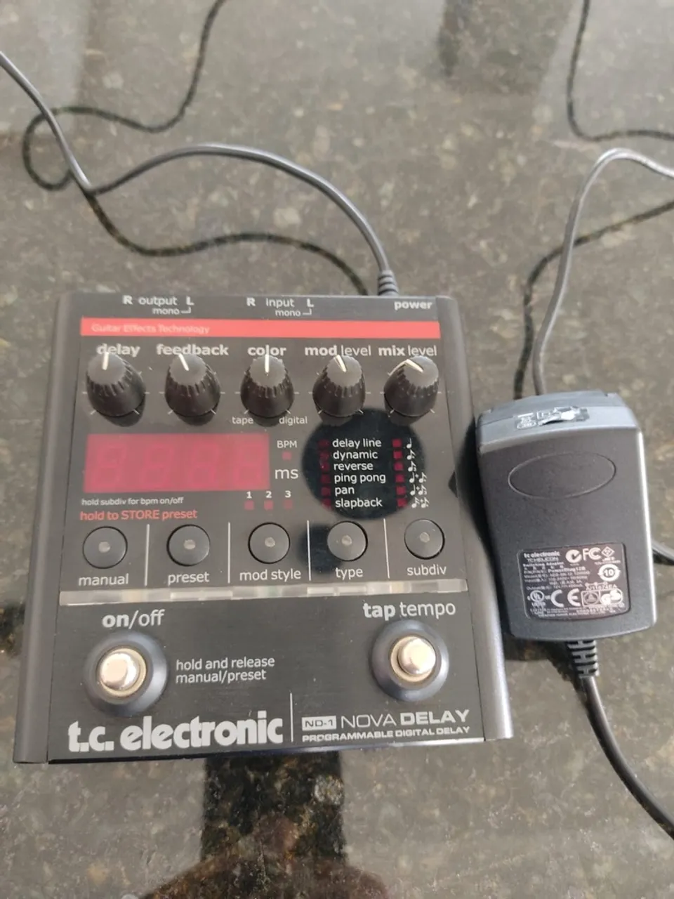 Pedal de Delay TC Electronic Nova Delay ND-1