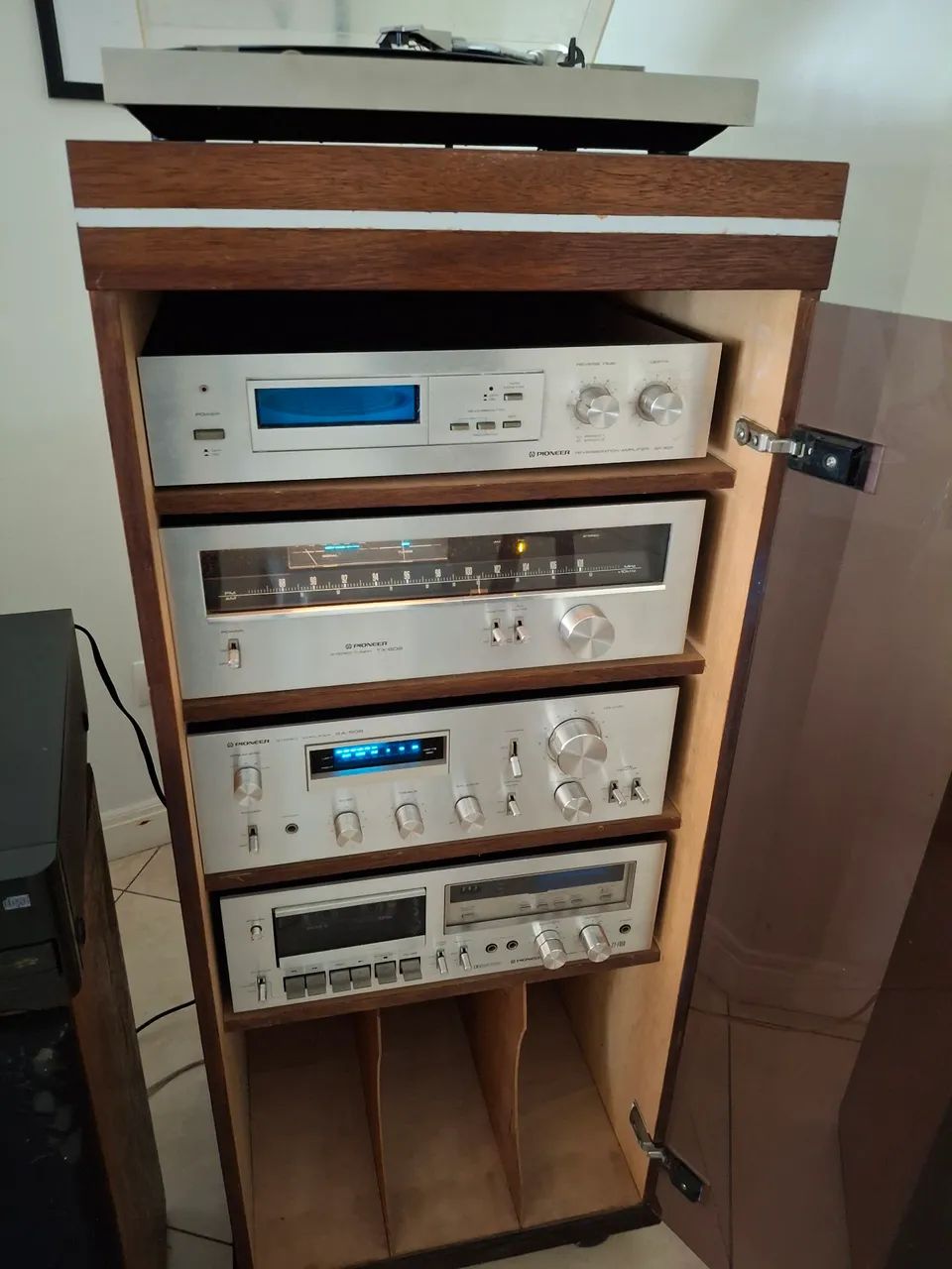 Aparelho de som completo Pioneer com caixas Polyvox  SC-12-E - Foto 4