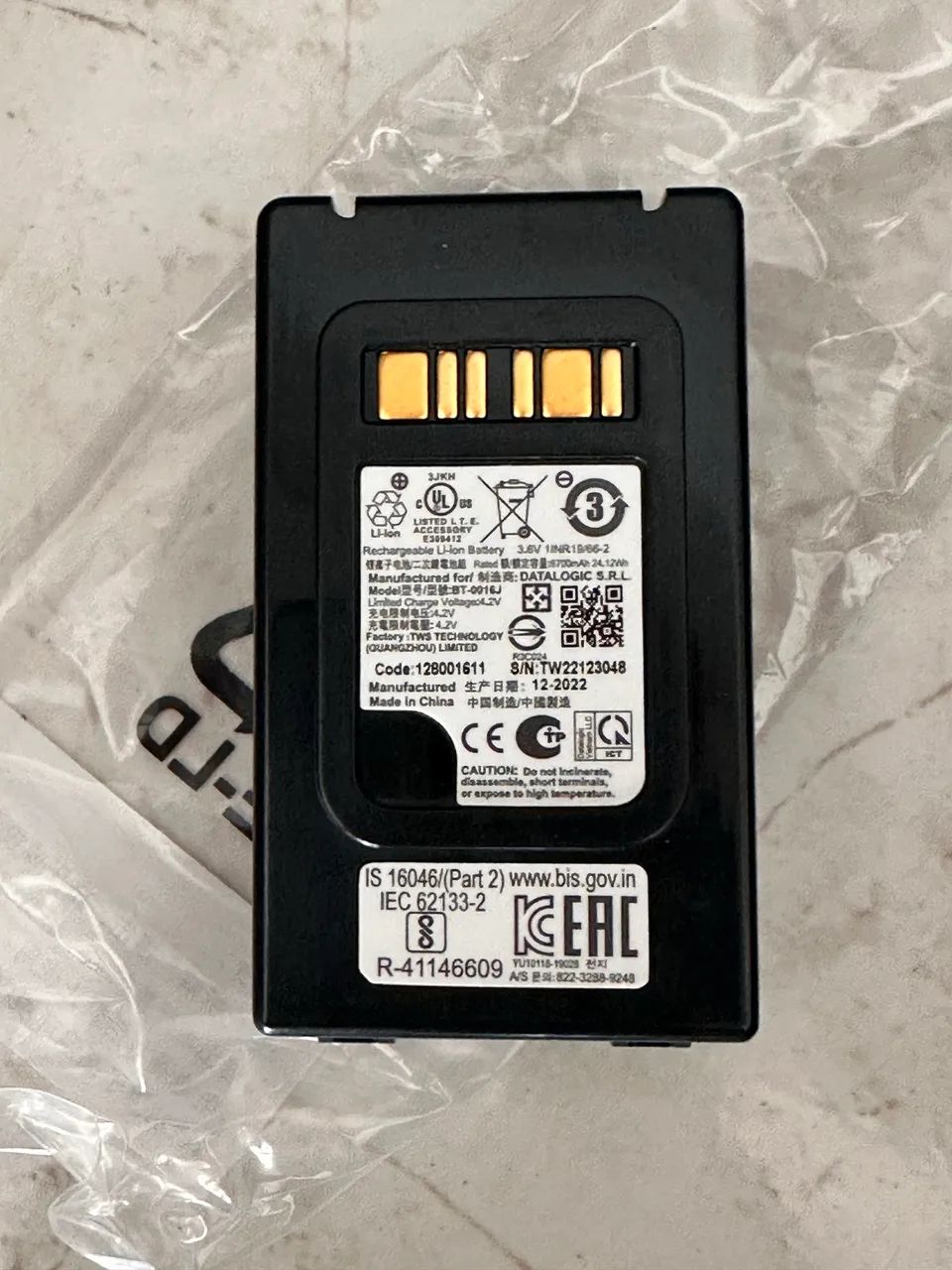 Bateria Original Datalogic - Coletor Skorpio (Nova)