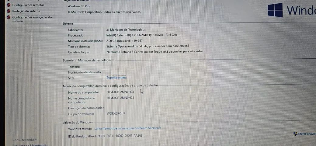 Notebook Acer Antigo - Não funciona o touchpad. (Fonte original e SSD de 240gb) - Foto 3