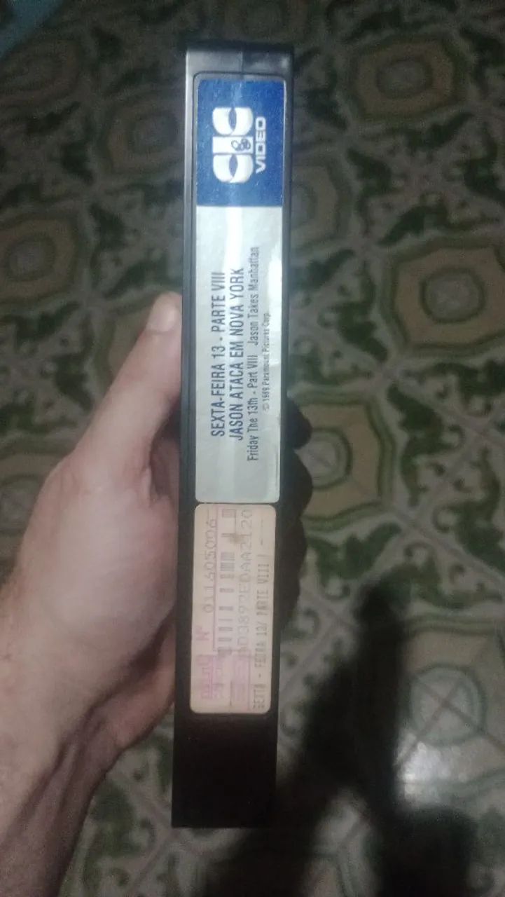 FITA VHS ORIGINAL Sexta Feira 13 Parte 8 Raridade Jason - DVD, Blu