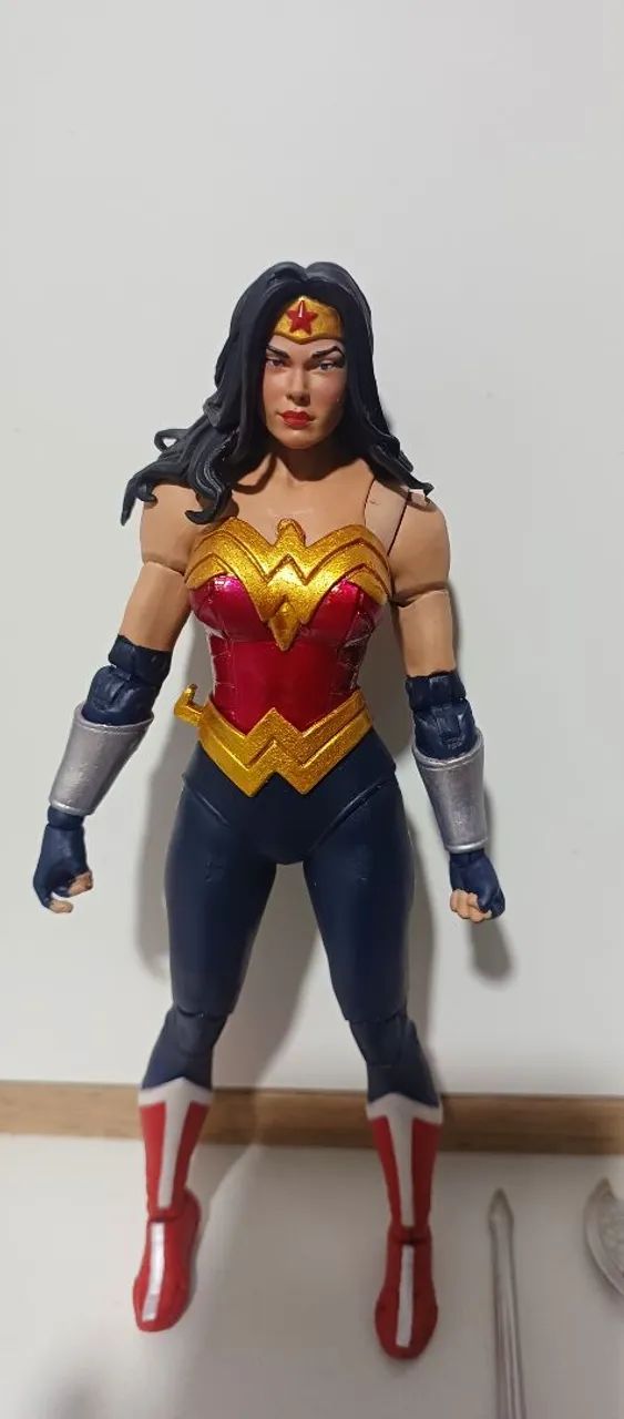 Action figure mcfarlane mulher maravilha repintada  - Foto 3