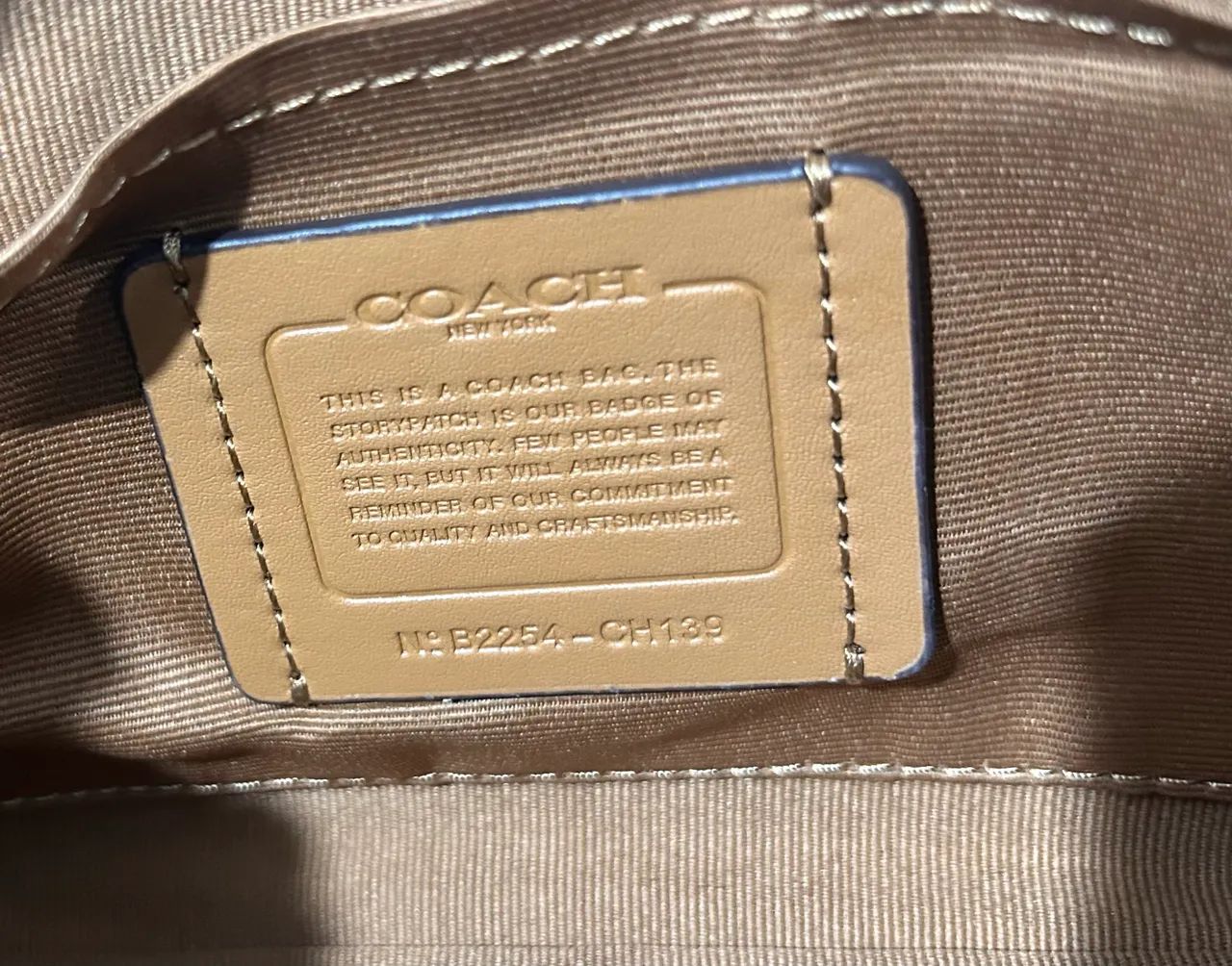 Bolsa Coach teri chambray shoulder  - Foto 5