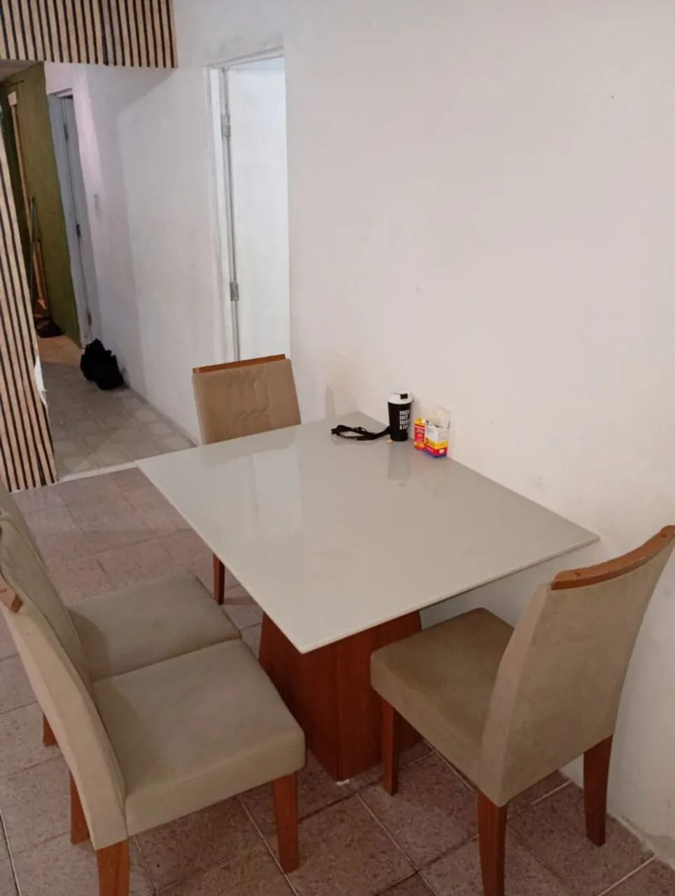 Vendo sofá de 3 lugares usados - Foto 3