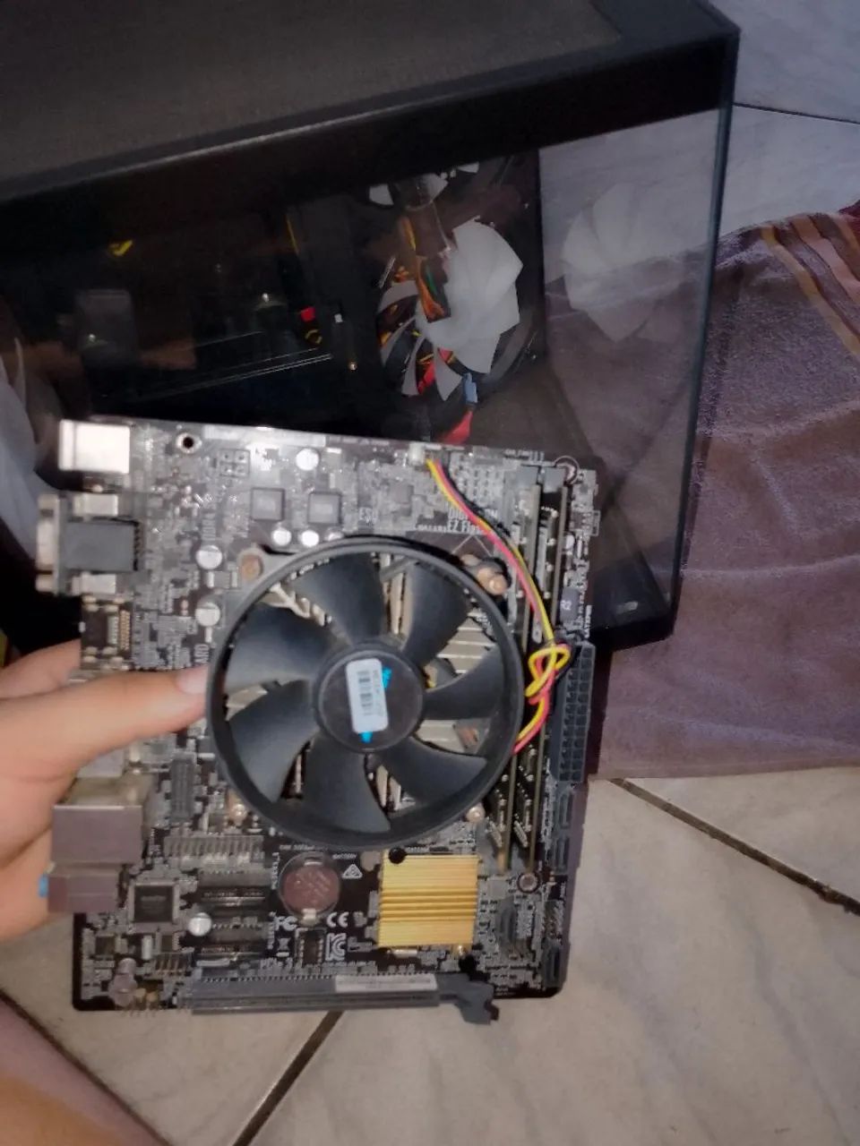 Kit Intel i3 7100 e Placa mãe 