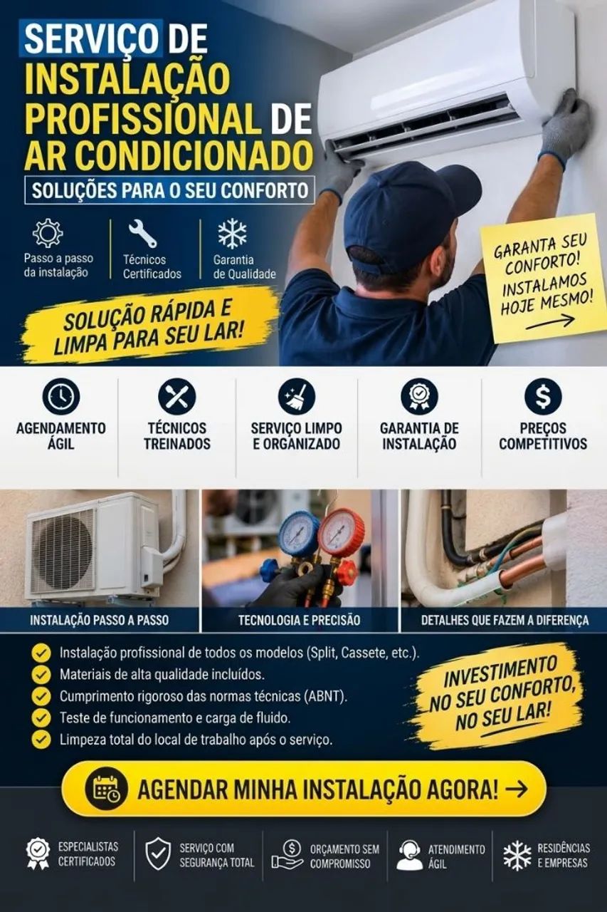 Instalação de Ar condicionado Florianópolis 